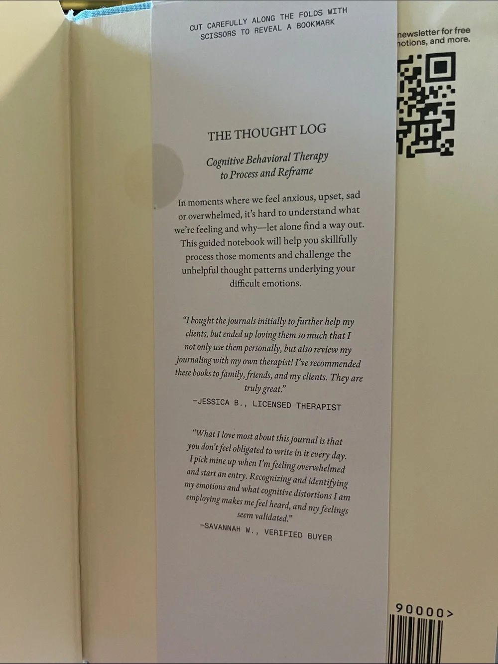 The Thought Log Hardcover Journal - Light Blue